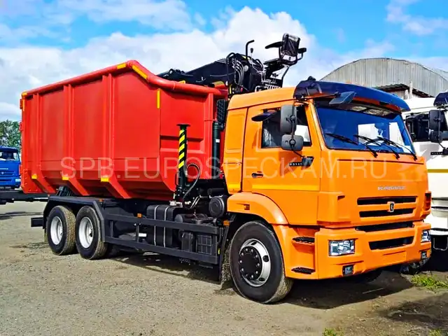 КАМАЗ 65115 ломовоз с Велмаш ВМ 10-74М (VM10L74M)