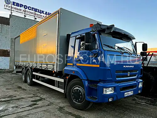 КАМАЗ 65117 шторно-бортовой фургон