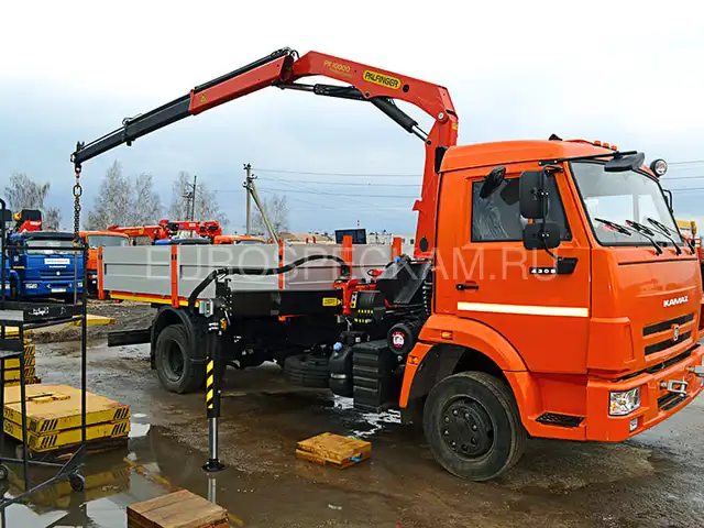 КАМАЗ 4308 бортовой с КМУ Palfinger PK 10000 A КАМАЗ 4308 бортовой с КМУ Palfinger PK 10000 A