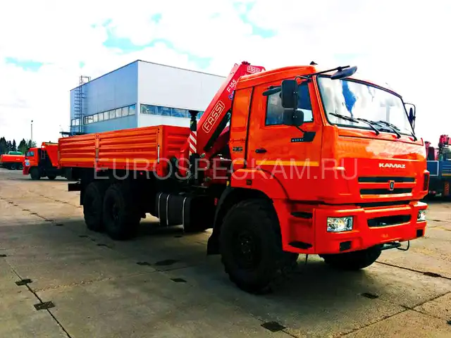 КАМАЗ 43118 бортовой с КМУ Fassi F155A.0.23 КАМАЗ 43118 бортовой с КМУ Fassi F155A.0.23