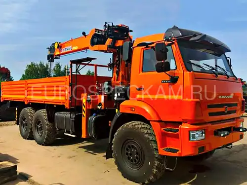 КАМАЗ 43118 бортовой с КМУ Hangil HGC 976