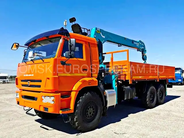 КАМАЗ 43118 бортовой с КМУ HKTC HLC-7016 КАМАЗ 43118 бортовой с КМУ HKTC HLC-7016