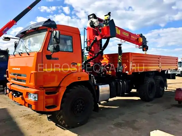 КАМАЗ 43118 бортовой с КМУ Palfinger Инман ИТ-200 (438240-02)