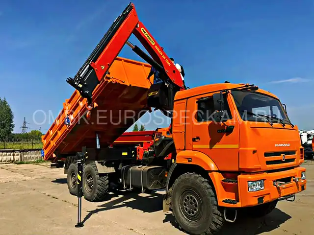КАМАЗ 43118 самосвал с КМУ Palfinger Инман IM 150N