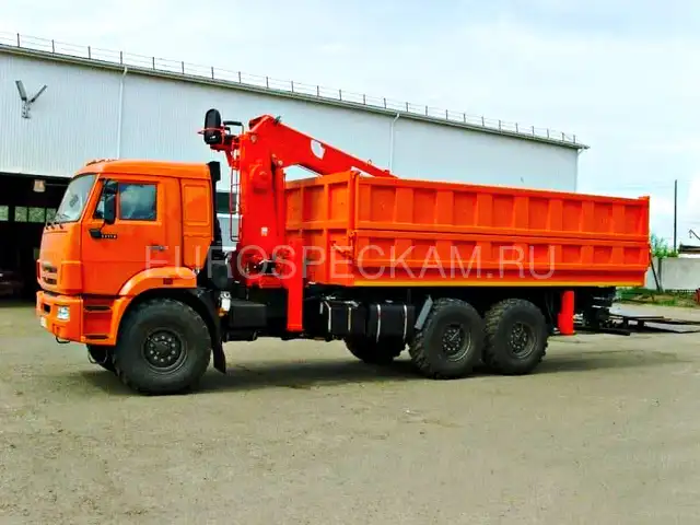 КАМАЗ 43118 самосвал с КМУ Kanglim KS 1256 G2
