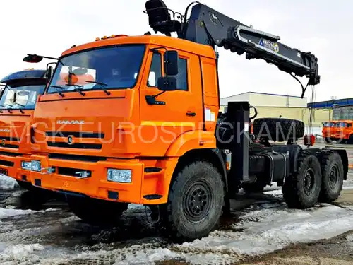 КАМАЗ 43118 тягач с КМУ Horyong HRS 216
