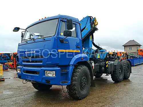 КАМАЗ 43118 тягач с КМУ Инман ИМ 150