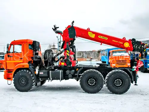 КАМАЗ 43118 тягач с КМУ Palfinger Инман ИТ-200