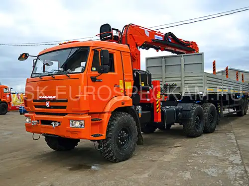 КАМАЗ 43118 тягач с КМУ Kanglim KS2056H