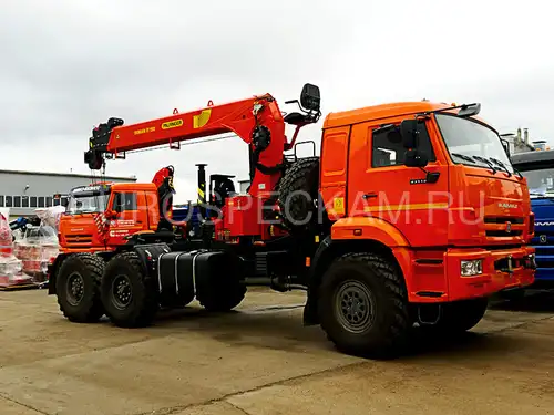 КАМАЗ 43118 тягач с КМУ Palfinger Инман ИТ-150
