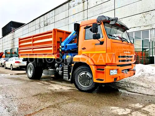 КАМАЗ 43253 самосвал с КМУ Инман ИМ 95