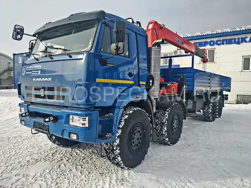 КАМАЗ 63501 бортовой с КМУ Kanglim KS2056H КАМАЗ 63501 бортовой с КМУ Kanglim KS2056H