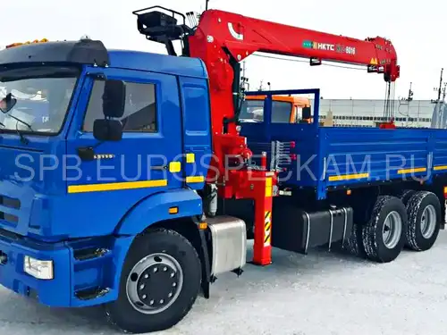 КАМАЗ 65115 бортовой с КМУ HKTC HLC-8016