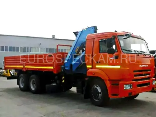КАМАЗ 65115 бортовой с КМУ Инман ИМ 240