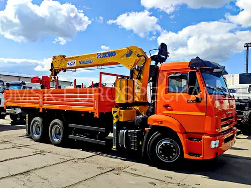 КАМАЗ 65115 бортовой с КМУ XCMG SQS200-6