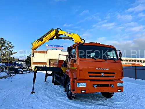 КАМАЗ 65115 бортовой с КМУ XCMG SQZ160-4