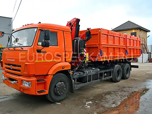 КАМАЗ 65115 самосвал с КМУ Fassi F155A.0.23