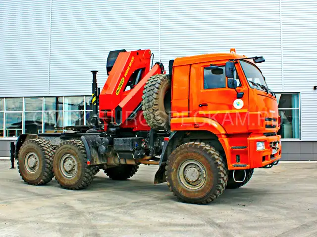 КАМАЗ 65221 седельный тягач с КМУ Инман ИМ 320