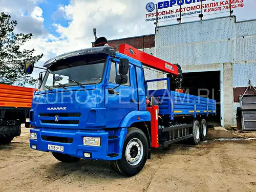 КАМАЗ 65117 бортовой с КМУ Horyong HRS 206